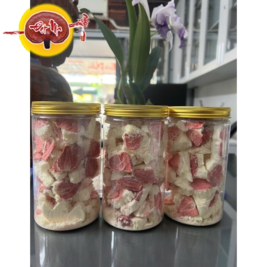 SỮA CHUA ĐÔNG TRÙNG HẠ THẢO DÂU SẤY THĂNG HOA (100g)